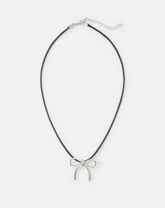 Bow Tie Artificial Jewellery-Pendant Necklace